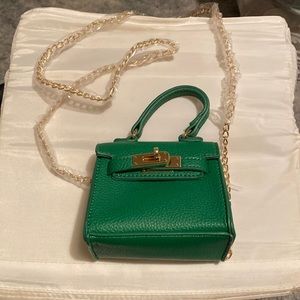Mini Purse Kelly Green